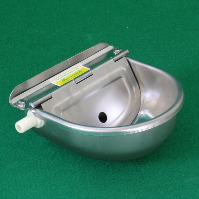 Bebedero automático de acero inoxidable para perros