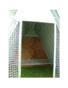 Gallinero de Suelo para Hasta 20 Gallinas, con Accesorios