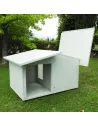 Casa para Perro Grande mod. Veranda con plataforma aislada