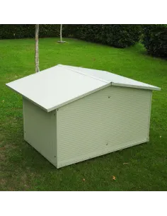Casa para Perro Grande mod. Veranda con plataforma aislada