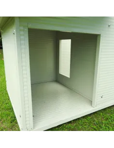 Casa para Perro Grande mod. Veranda con plataforma aislada