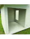 Casa para Perro Grande mod. Veranda con plataforma aislada