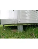 Plataforma Elevada para Casetas Perros de madera y acero