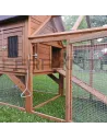 Gallinero Movil con Ruedas de madera para 4 gallinas