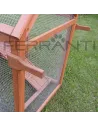 Gallinero Movil con Ruedas de madera para 4 gallinas