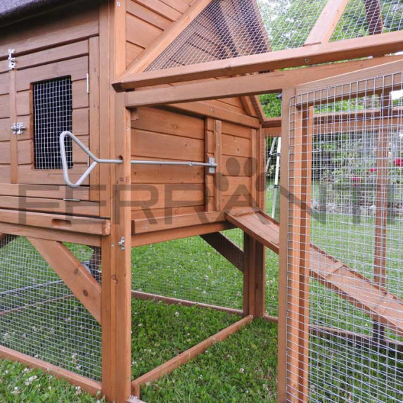 Gallinero Movil con Ruedas de madera para 4 gallinas | Ferranti