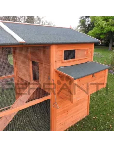 Gallinero Noruega para 10-12 Gallinas - Grandes Dimensiones