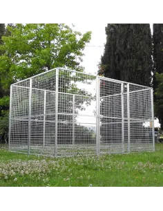 Corral para perros y otros animales a Medida con tejado opcional