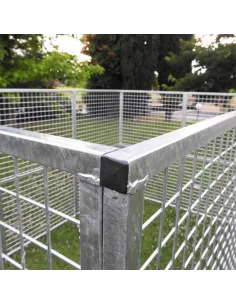 Corral para perros y otros animales a Medida con tejado opcional