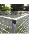 Corral para perros y otros animales a Medida con tejado opcional