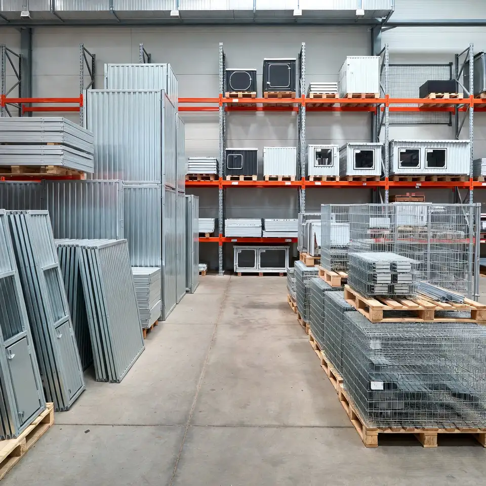 Producci&oacute;n de box para perros en almac&eacute;n 1